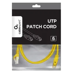 Патч-корд Cablexpert PP6U-0.5M/Y Cat6 UTP 0.5 м Желтый