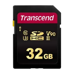 Карта памяти Transcend SDC700S 32 ГБ SDHC UHS-II, до 285 МБ/с, V90