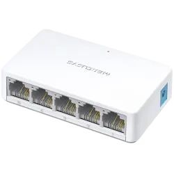 Сетевой коммутатор MERCUSYS MS105 5x 100 Мбит/с, белый Сетевой коммутатор MERCUSYS MS105 5x 100 Мбит/с, белый