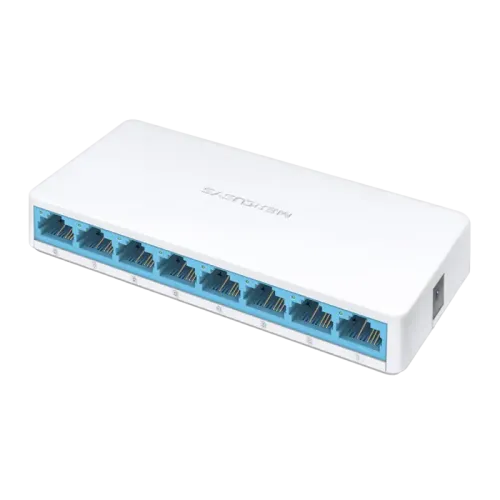 Сетевой коммутатор MERCUSYS MS108 8 портов Fast Ethernet Белый Сетевой коммутатор MERCUSYS MS108 8 портов Fast Ethernet Белый