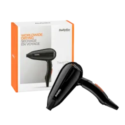 Фен компактный BaByliss Travel Dry 2000, чёрный Фен компактный BaByliss Travel Dry 2000, чёрный