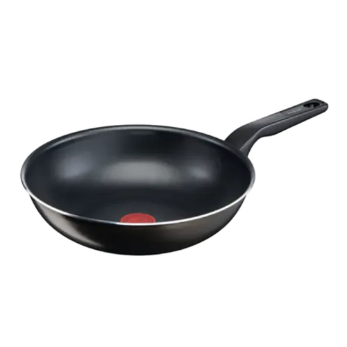 Сковорода-вок Tefal XL Intense 28 см, алюминий, чёрная