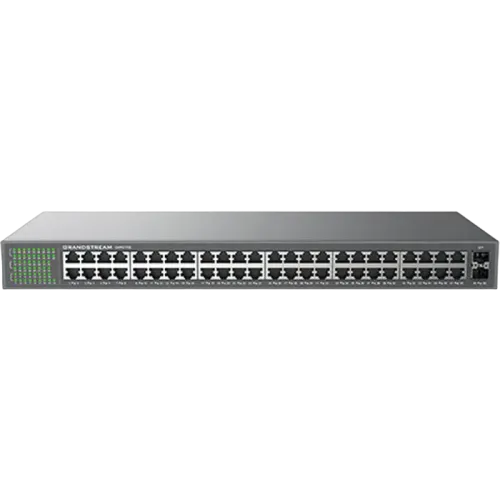 Сетевой коммутатор Grandstream GWN7706 48x Gigabit, 2x SFP, серый Сетевой коммутатор Grandstream GWN7706 48x Gigabit, 2x SFP, серый