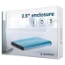 Внешний корпус Gembird EE2-U3S-3-B для HDD/SSD 2.5" Синий Внешний корпус Gembird EE2-U3S-3-B для HDD/SSD 2.5" Синий