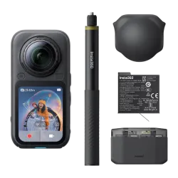 Экшн-камера Insta360 X6 Essentials Bundle 8K, 360°, 120 МП, 50 к/с, 64 ГБ, черная Экшн-камера Insta360 X6 Essentials Bundle 8K, 360°, 120 МП, 50 к/с, 64 ГБ, черная