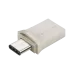 USB-флеш-накопитель Transcend JetFlash 890 32 ГБ USB 3.1, USB Type-C и Type-A, серебристый