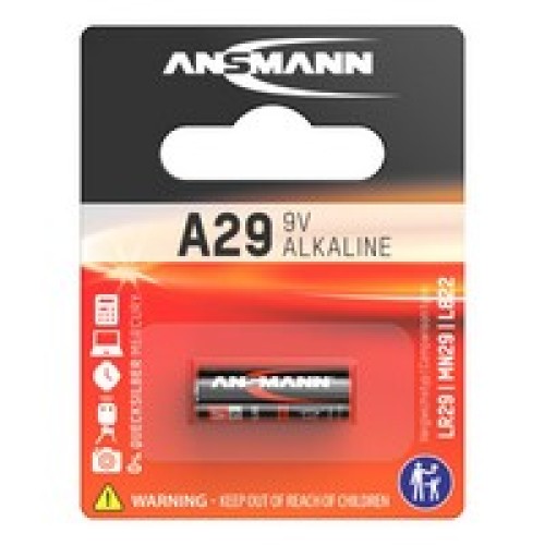 Щелочная батарейка Ansmann Alkaline A29 9 В, 1 шт.