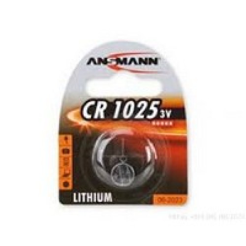 Литиевая батарейка Ansmann CR1025, 3 В Литиевая батарейка Ansmann CR1025, 3 В