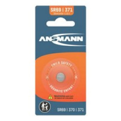 Батарейка Ansmann SR69 / 370 / 371 / SR920, серебряно-оксидная, 1,55 В Батарейка Ansmann SR69 / 370 / 371 / SR920, серебряно-оксидная, 1,55 В