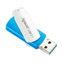 Apacer USB3.1 Gen1 Flash Drive AH357 64GB Blue RP AP64GAH357U-1