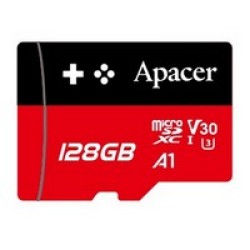 Карта памяти Apacer microSDXC 128GB UHS-I U3 V30 A1, до 100/80 МБ/с Карта памяти Apacer microSDXC 128GB UHS-I U3 V30 A1, до 100/80 МБ/с