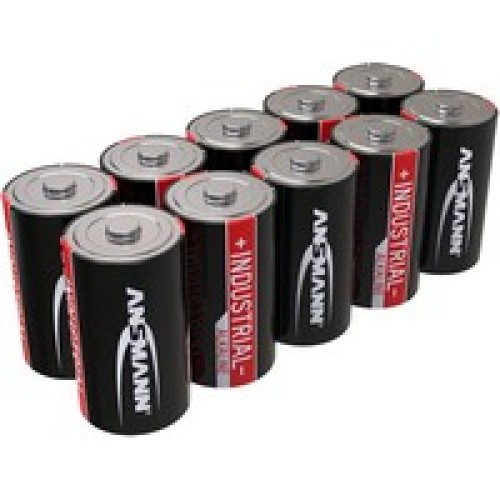 Батарейки Ansmann Industrial Alkaline D, 10 шт. Батарейки Ansmann Industrial Alkaline D, 10 шт.