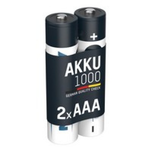 Аккумуляторы Ansmann AAA HR03 NiMH 1,2 В, 1000 мА·ч, 2 шт.
