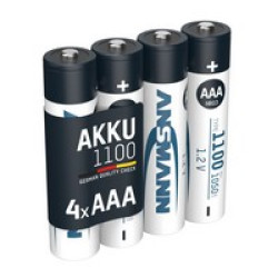 Аккумуляторы Ansmann AAA HR03 NiMH 1,2 В, 1100 мА·ч, 4 шт.