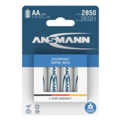 Аккумуляторы Ansmann NiMH Mignon AA HR6 2850 мАч 1,2 В, 4 шт.