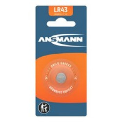 Батарейка Ansmann Alkaline LR43 AG12 1,5 В, 1 шт.