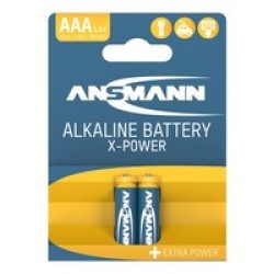Батарейки Ansmann Alkaline X-Power AAA LR03 1,5 В, 2 шт.