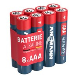 Батарейки Ansmann Alkaline Micro AAA LR03 1,5 В, 8 шт.