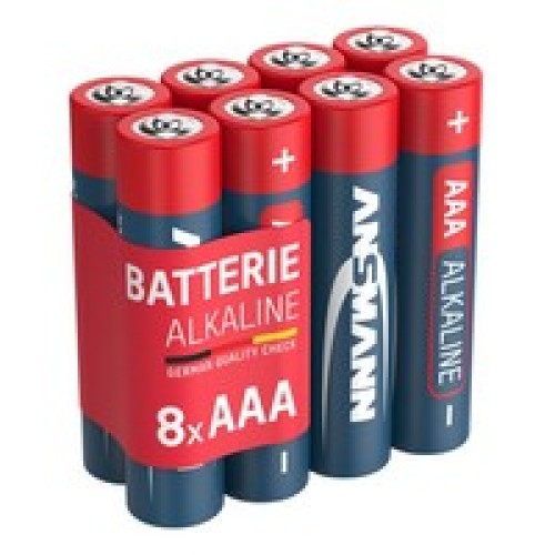 Батарейки Ansmann Alkaline Micro AAA LR03 1,5 В, 8 шт.