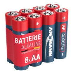 Батарейки Ansmann Alkaline Mignon AA LR6 1,5 В, 8 шт.