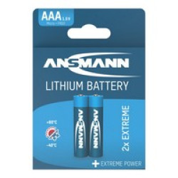 Литиевые батарейки Ansmann AAA / FR03, 1,5 В, 2 шт. Литиевые батарейки Ansmann AAA / FR03, 1,5 В, 2 шт.