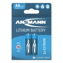 Литиевые батарейки Ansmann AA / FR6, 1,5 В, 2 шт. Литиевые батарейки Ansmann AA / FR6, 1,5 В, 2 шт.