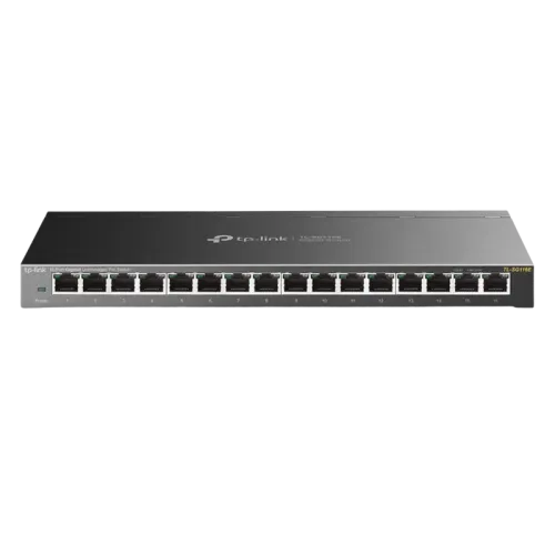 Сетевой коммутатор TP-LINK TL-SG116E 16 портов Gigabit Ethernet Чёрный Сетевой коммутатор TP-LINK TL-SG116E 16 портов Gigabit Ethernet Чёрный