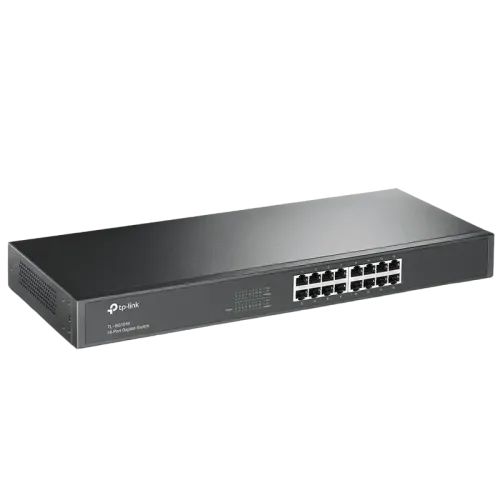 Сетевой коммутатор TP-LINK TL-SG1016 16 портов Gigabit Ethernet Сетевой коммутатор TP-LINK TL-SG1016 16 портов Gigabit Ethernet
