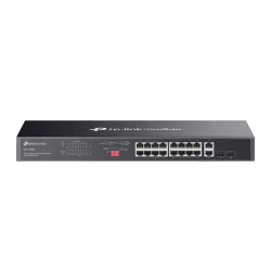 PoE коммутатор TP-LINK DS1018GMP 16 портов Gigabit Ethernet Чёрный PoE коммутатор TP-LINK DS1018GMP 16 портов Gigabit Ethernet Чёрный