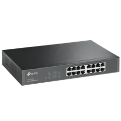 Сетевой коммутатор TP-LINK TL-SG1016D 16 портов Gigabit Ethernet Чёрный Сетевой коммутатор TP-LINK TL-SG1016D 16 портов Gigabit Ethernet Чёрный