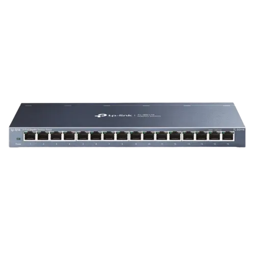 Сетевой коммутатор TP-LINK TL-SG116 16 портов Gigabit Ethernet Синий Сетевой коммутатор TP-LINK TL-SG116 16 портов Gigabit Ethernet Синий