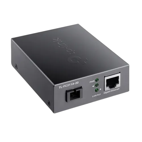 Медиаконвертер TP-Link FC311A-20 1000M RJ45 в 1000M SC, 20 км, 1550/1310 нм Медиаконвертер TP-Link FC311A-20 1000M RJ45 в 1000M SC, 20 км, 1550/1310 нм
