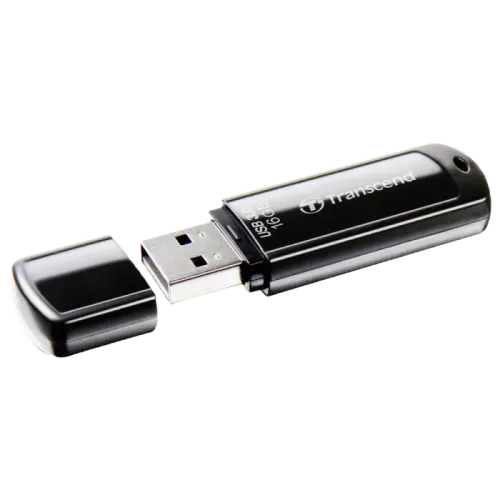 USB Flash накопитель Transcend JetFlash 700 16 ГБ Чёрный