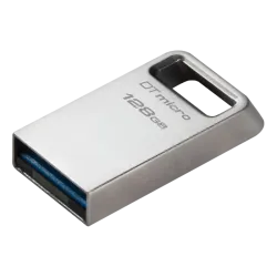USB-флеш-накопитель Kingston DataTraveler Micro 128 ГБ Серебристый USB-флеш-накопитель Kingston DataTraveler Micro 128 ГБ Серебристый