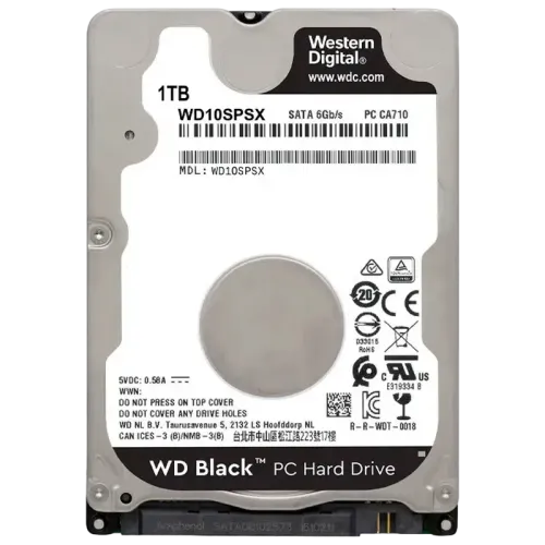 Жесткий диск Western Digital WD Black 1 ТБ 2.5" SATA III 7200 об/мин 64 МБ Жесткий диск Western Digital WD Black 1 ТБ 2.5" SATA III 7200 об/мин 64 МБ