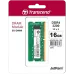 Оперативная память Transcend 16 ГБ DDR4 3200 МГц SODIMM PC4-25600 CL22 Оперативная память Transcend 16 ГБ DDR4 3200 МГц SODIMM PC4-25600 CL22