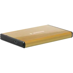 Внешний корпус Gembird EE2-U3S-3-GL для HDD/SSD 2.5" Gold