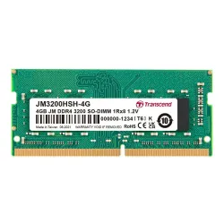 Оперативная память Transcend JetRam 4 ГБ DDR4-3200 SO-DIMM, PC4-25600, CL22, 1Rx8, 1.2 В