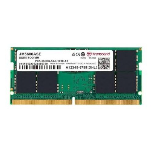 Оперативная память Transcend JetRam 48 ГБ DDR5 5600 МГц SO-DIMM Оперативная память Transcend JetRam 48 ГБ DDR5 5600 МГц SO-DIMM