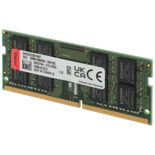 Оперативная память Kingston KVR32S22D8/16WP ValueRAM 16 ГБ Зеленый