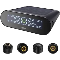Датчики давления в шинах 70mai T05 Tire, LCD TFT, 500 мАч, черные