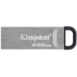 Флеш-накопитель Kingston DataTraveler Kyson 256 ГБ USB 3.2 Gen 1, металлический, серебристый