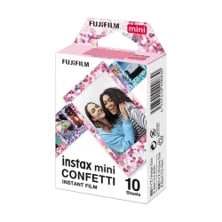 Фотобумага Fujifilm Instax Mini Instant Film Confetti, 10 листов, розовая