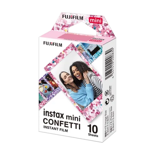 Фотобумага Fujifilm Instax Mini Instant Film Confetti, 10 листов, розовая Фотобумага Fujifilm Instax Mini Instant Film Confetti, 10 листов, розовая
