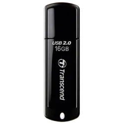 USB Flash накопитель Transcend JetFlash 350 16 ГБ Чёрный
