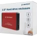 Внешний корпус Gembird EE2-U3S-2-R для HDD/SSD 2.5" Красный Внешний корпус Gembird EE2-U3S-2-R для HDD/SSD 2.5" Красный