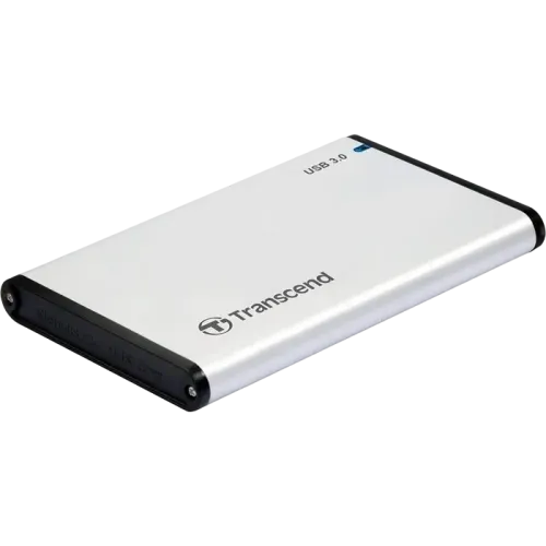 Внешний корпус Transcend TS0GSJ25S3 для HDD/SSD 2.5" Серебристый