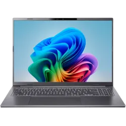 Ноутбук 16.0" OLED WUXGA AMD Ryzen AI 5 330, 16GB, 1TB PCIe, Radeon Graphics, Linux, Steel Gray